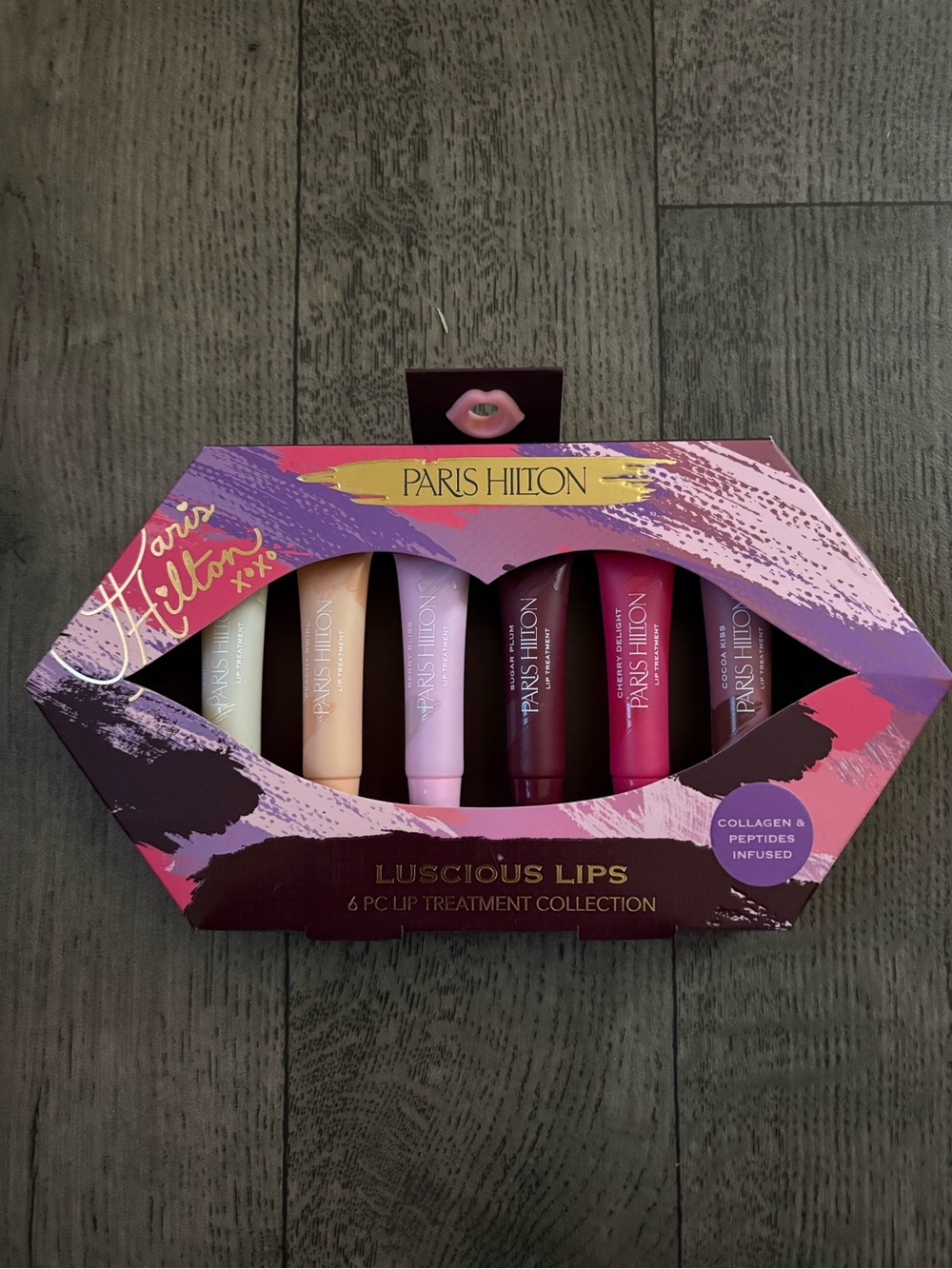 Paris Hilton 6 Piece Tinted Lip Gloss Set